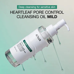 Anua Heartleaf Pore Control Cleansing Oil Mild - 200ml Anua