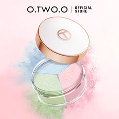 O.TWO.O Face Setting Powder 3 Color Fine Powder Oil Control Makeup Loose Powder - 9g O.TWO.O