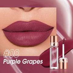 O.TWO.O Velvet Matte Liquid Lolipop Lipstick - 2.5g 08 (PURPLE GRAPES) O.TWO.O