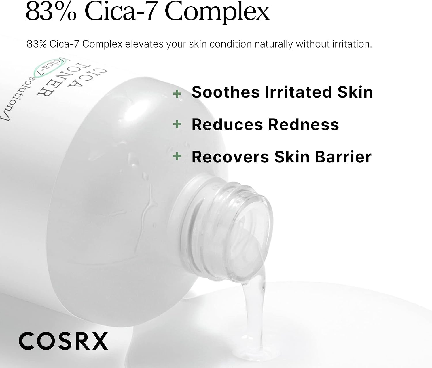 Cosrx Cica Toner 150Ml - Soothing Hydrating Toner Sensitive Skin Redness Relief Barrier Repair COSRX