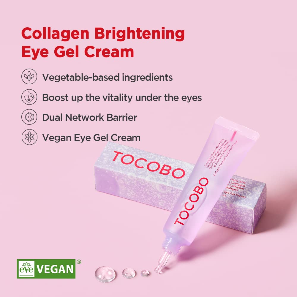 TOCOBO Collagen Brightening Eye Gel Cream -30ml TOCOBO