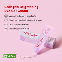 TOCOBO Collagen Brightening Eye Gel Cream -30ml TOCOBO