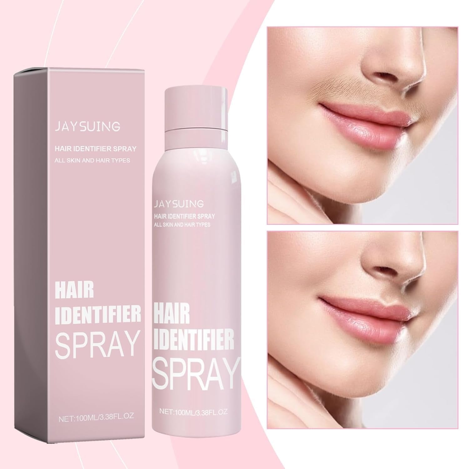 Jaysuing Hair Identifier Spray with face shaving razors Jaysuing