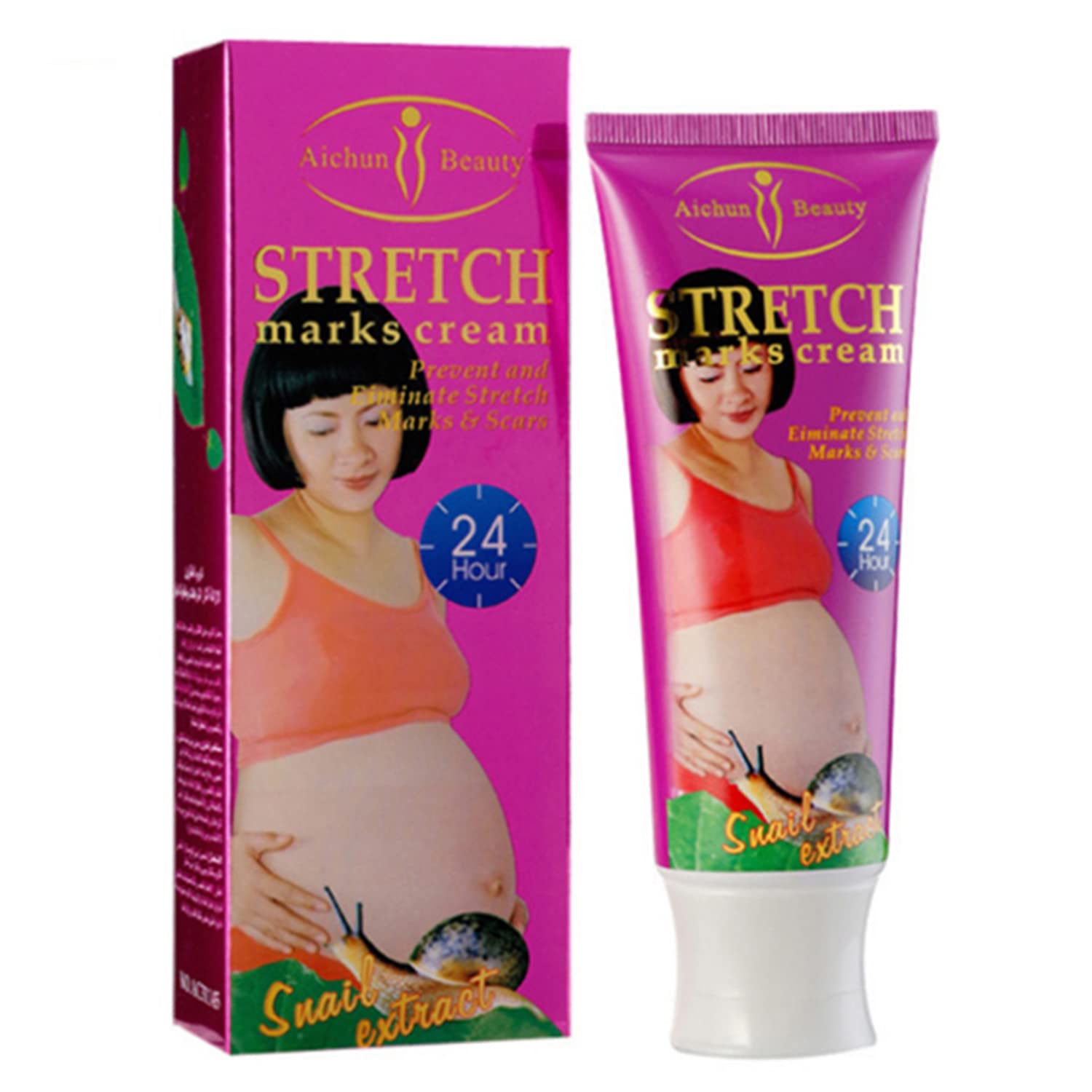 Aichun Beauty Stretch Marks Cream Snail Extract - 120g Aichun Beauty