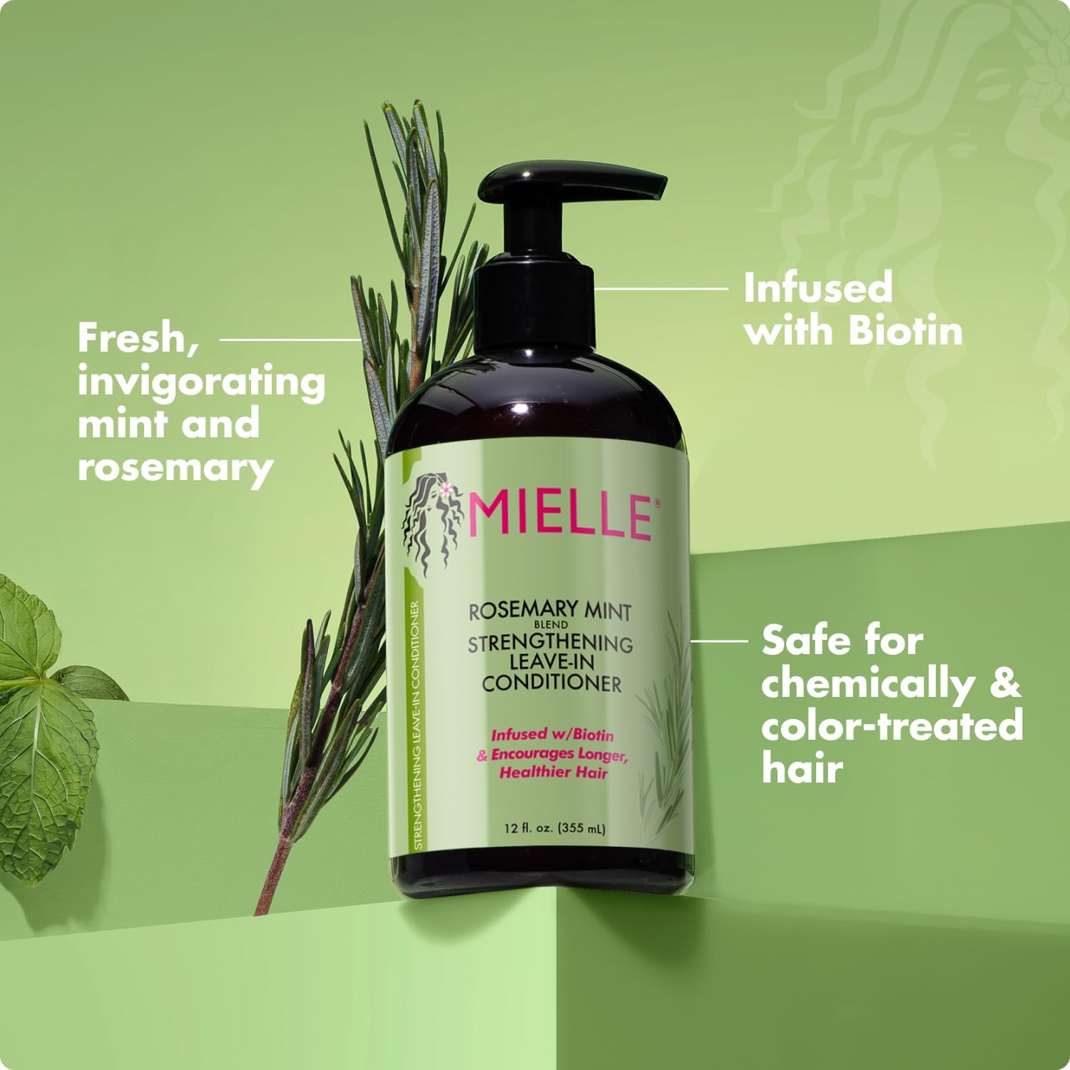 Mielle Rosemary Mint Blend Strengthening Conditioner - 355ml MIELLE