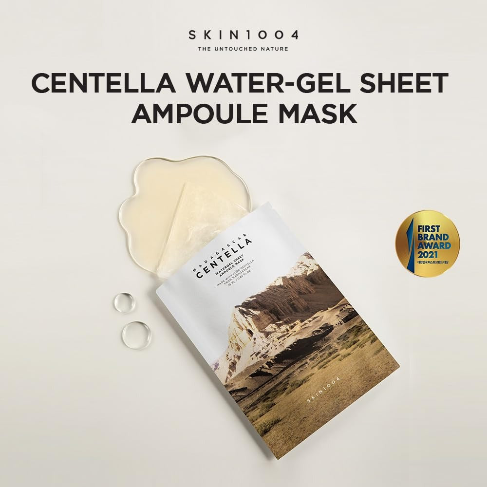 Skin 1004 Madagascar Centella Water gel Sheet Ampoule Mask SKIN1004