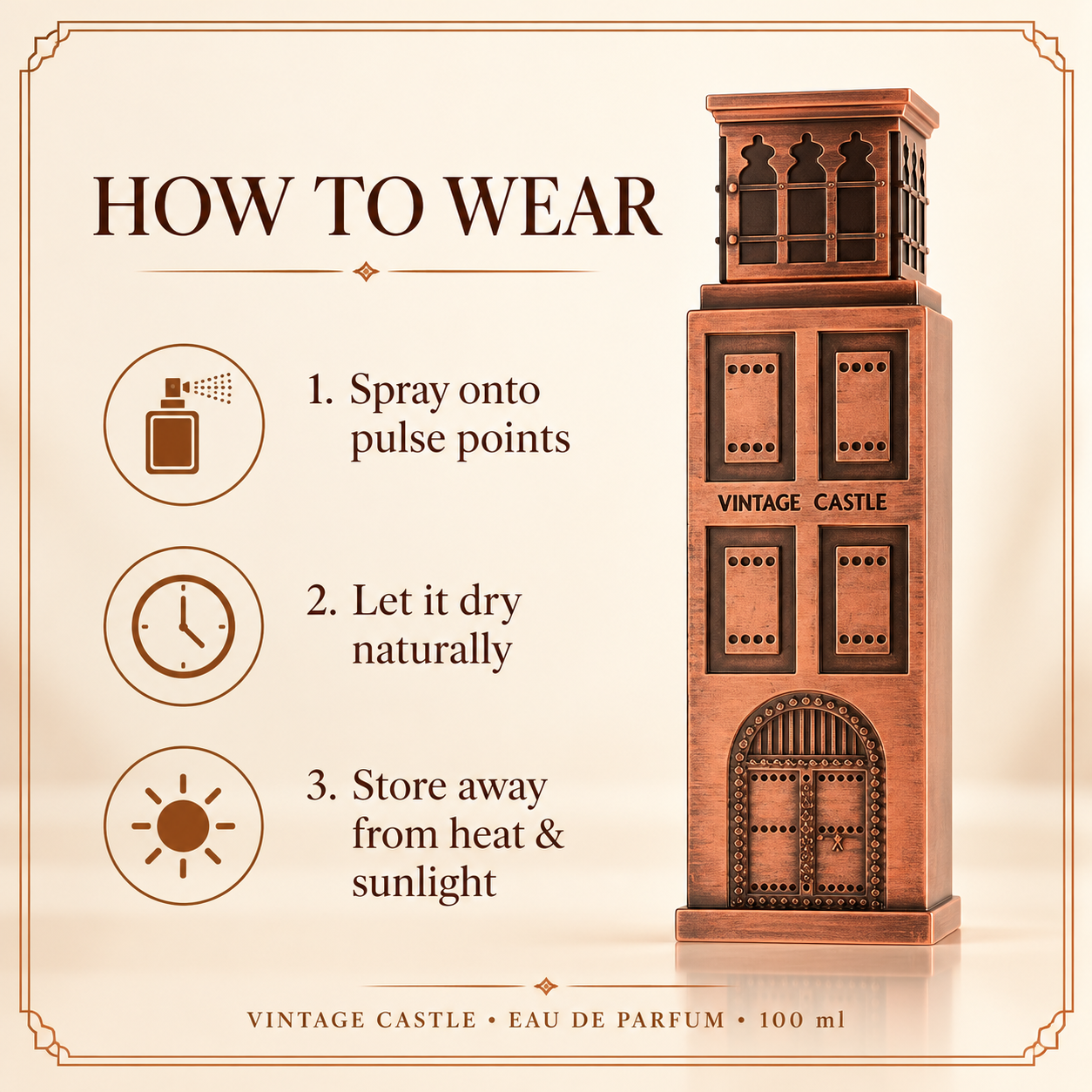Lattafa Niche Emarati Vintage Castle Eau de Parfum - 100 ml Lattafa