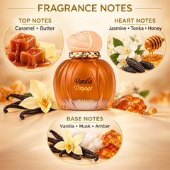 Maison Asrar Vanilla Voyage Eau de Parfum 25ml – Creamy Vanilla Caramel Gourmand Perfume