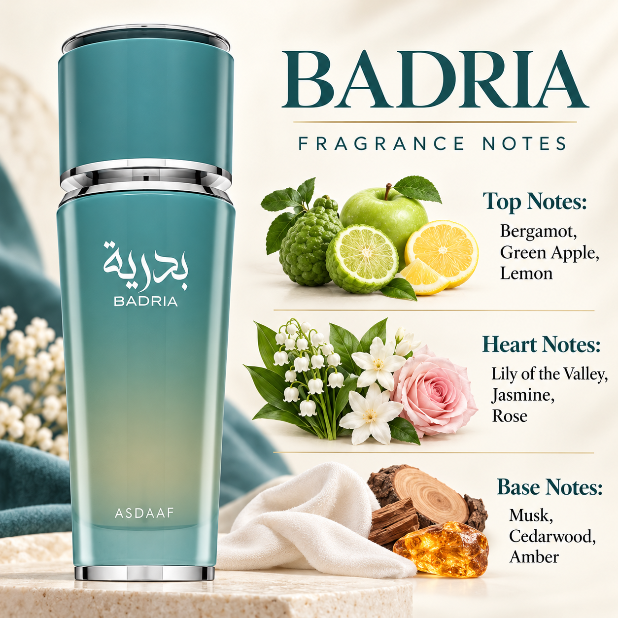 Asdaaf Badria Eau de Parfum 100 ml Asdaaf