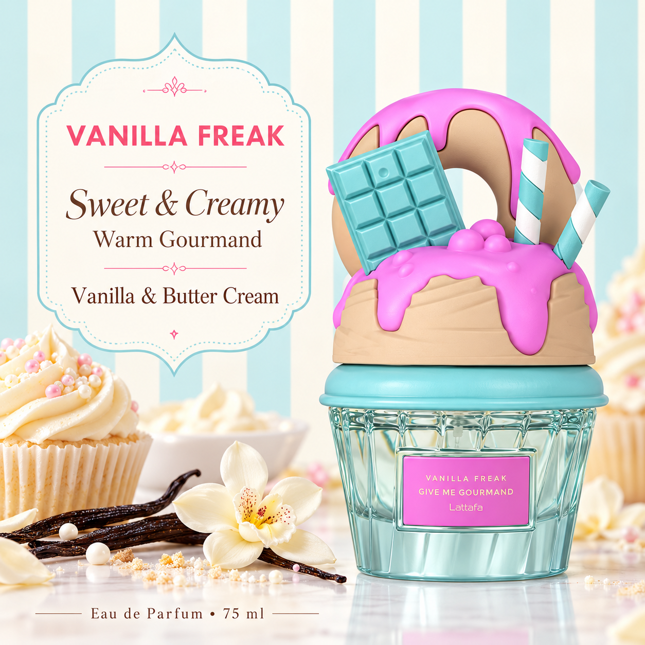 Lattafa Give Me Gourmand Vanilla Freak Eau de Parfum - 75 ml Lattafa