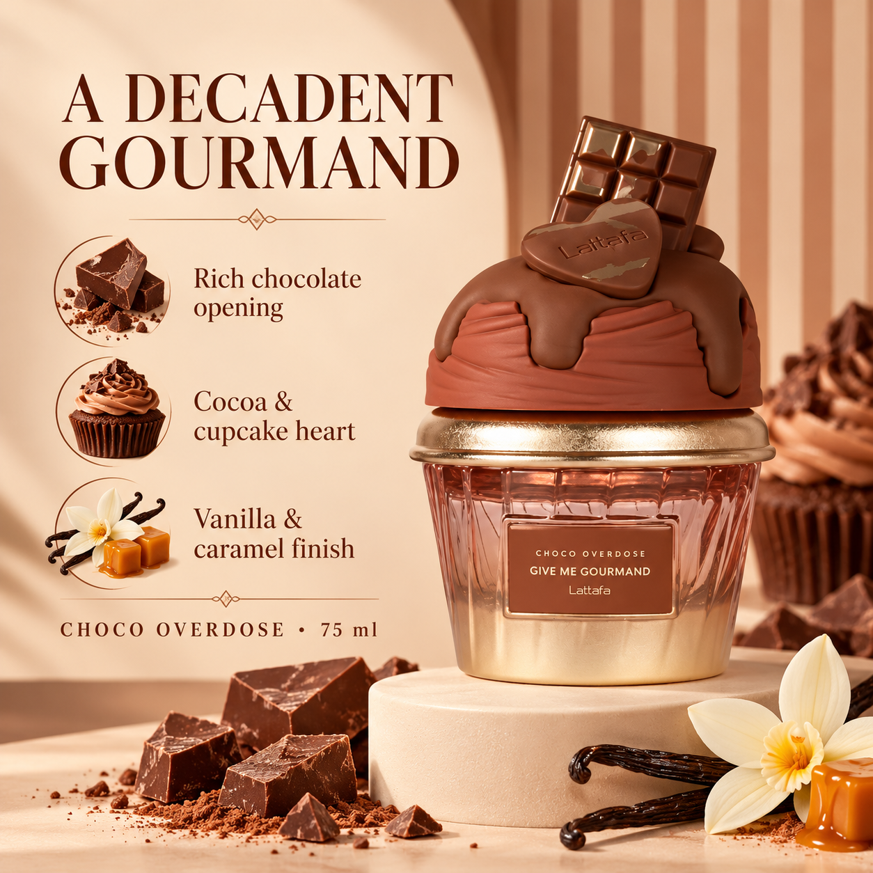 Lattafa Give Me Gourmand Choco Overdose Eau de Parfum - 75 ml Lattafa