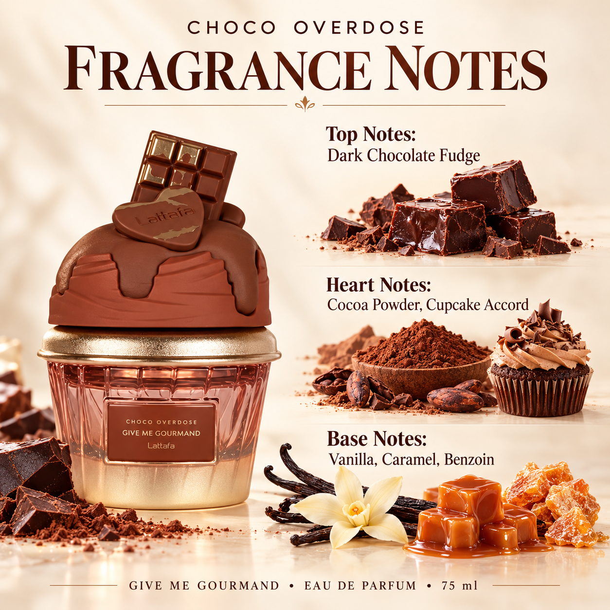 Lattafa Give Me Gourmand Choco Overdose Eau de Parfum - 75 ml Lattafa