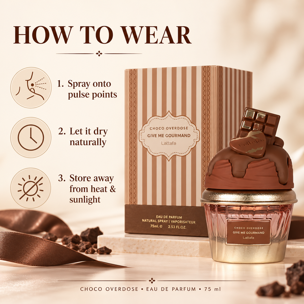 Lattafa Give Me Gourmand Choco Overdose Eau de Parfum - 75 ml Lattafa