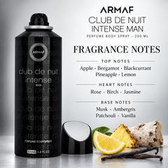 Armaf Club de Nuit Intense Man Body Spray 200ml