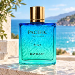 Rayhaan Pacific Aura Pour Homme Eau de Parfum 100 ml - Men's Fresh Citrus Perfume
