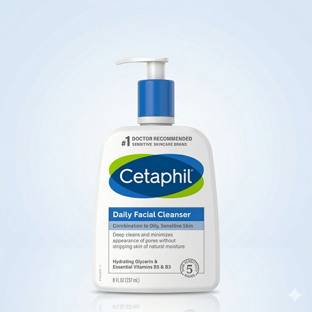 Cetaphil Daily Facial Cleanser 237ml Glo Arabia