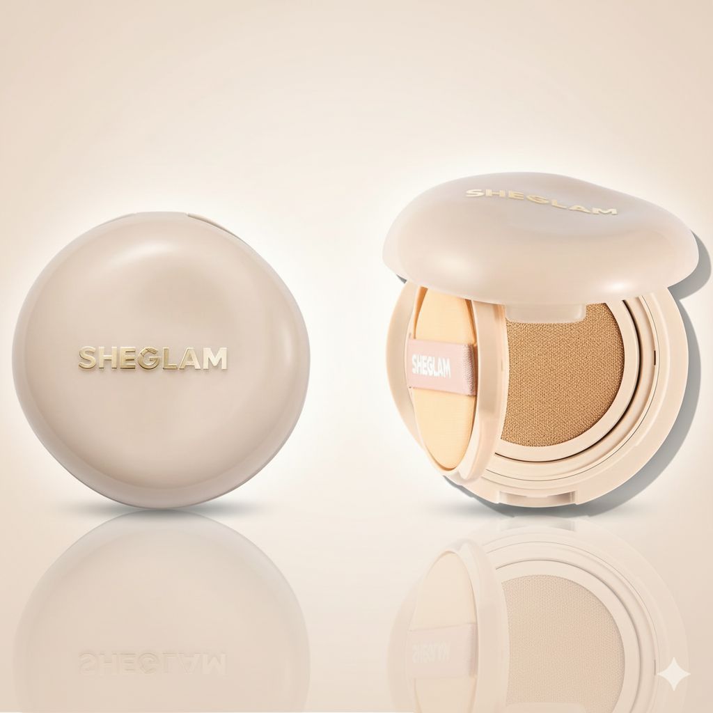 SHEGLAM Lock & Go Long Lasting Cushion Foundation Nude Glo Arabia