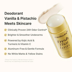 Medicube Fresh That Lasts Deodorant Vanilla & Pistachio 83g