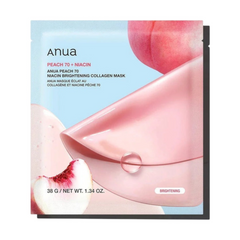 Anua Peach 70+ Niacin Brightening Collagen Mask - 38g