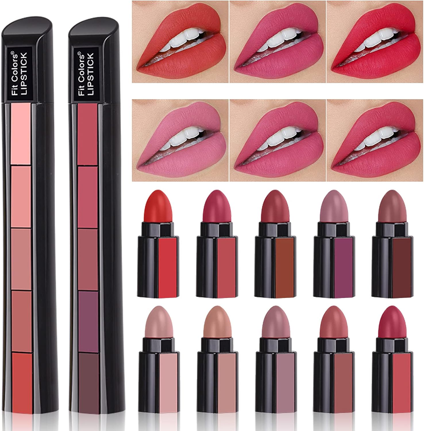 Fit Colors 5 In 1 Lipstick - 1.2g Fit Colors