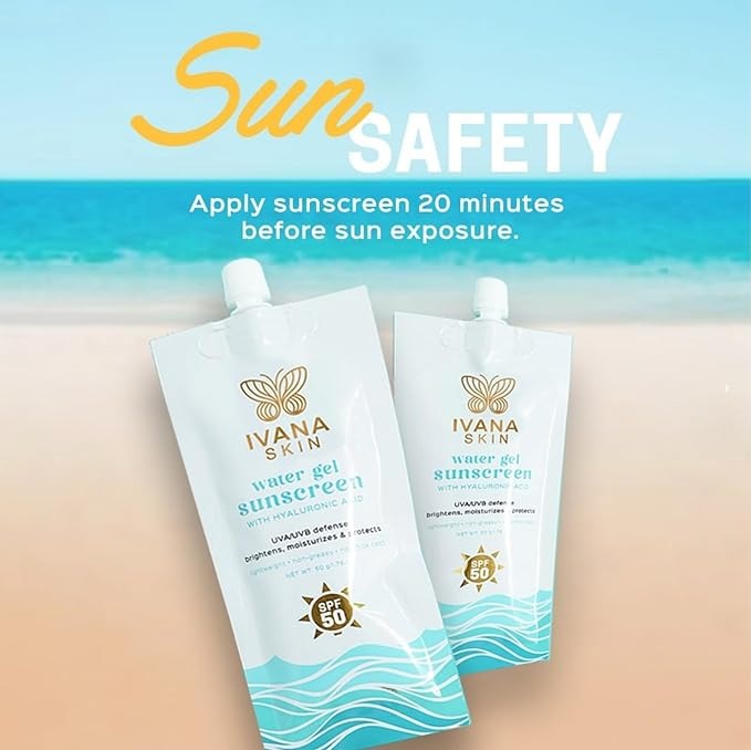 Ivana Skin Water Gel Sunscreen - SPF50 - 50g IVANA