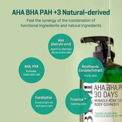 Some By Mi AHA.BHA.PHA 30Days Miracle Acne Clear Body Cleanser - 400GM SOME BY MI