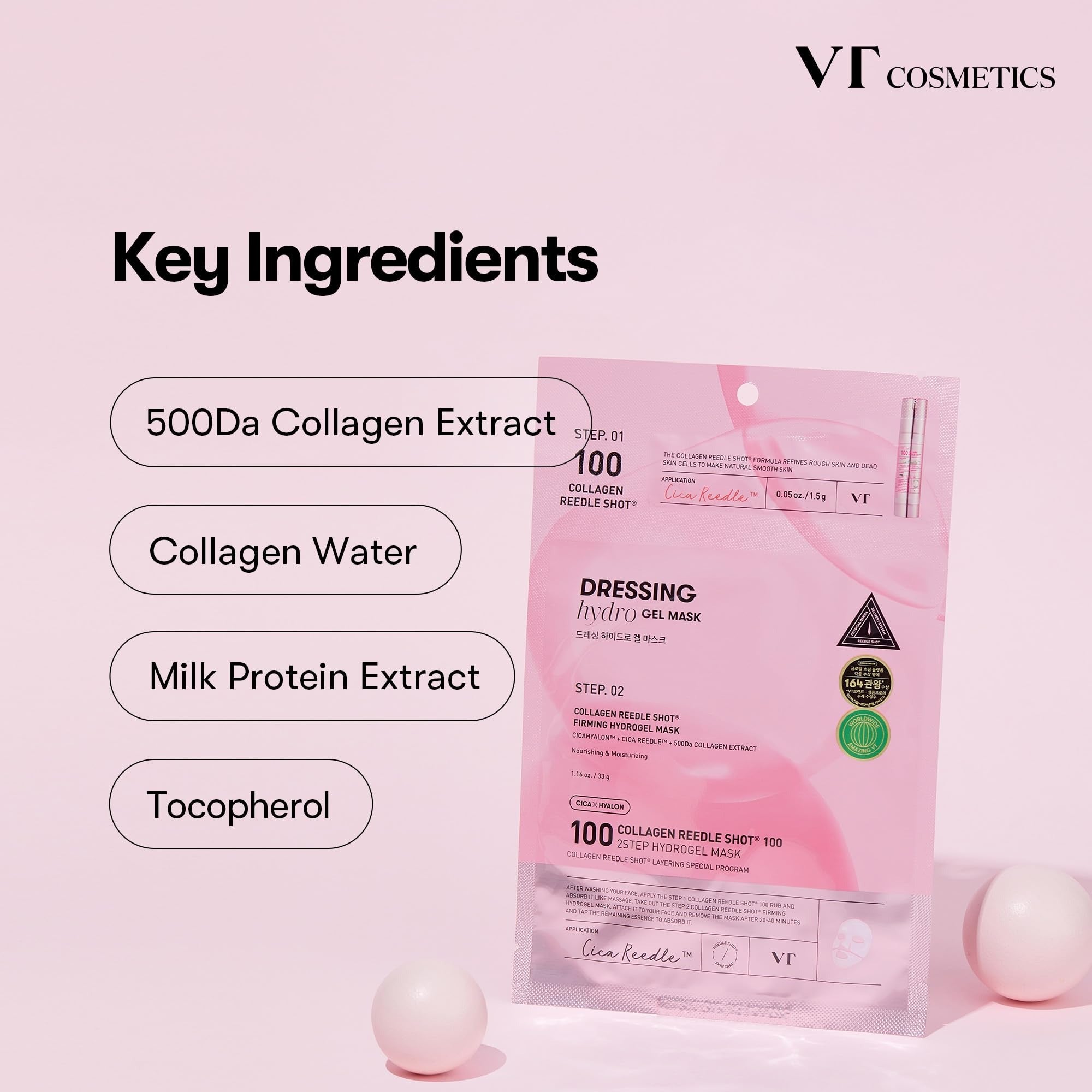 VT Cosmetics – Collagen Reedle Shot 100 2step Mask VT COSMETICS