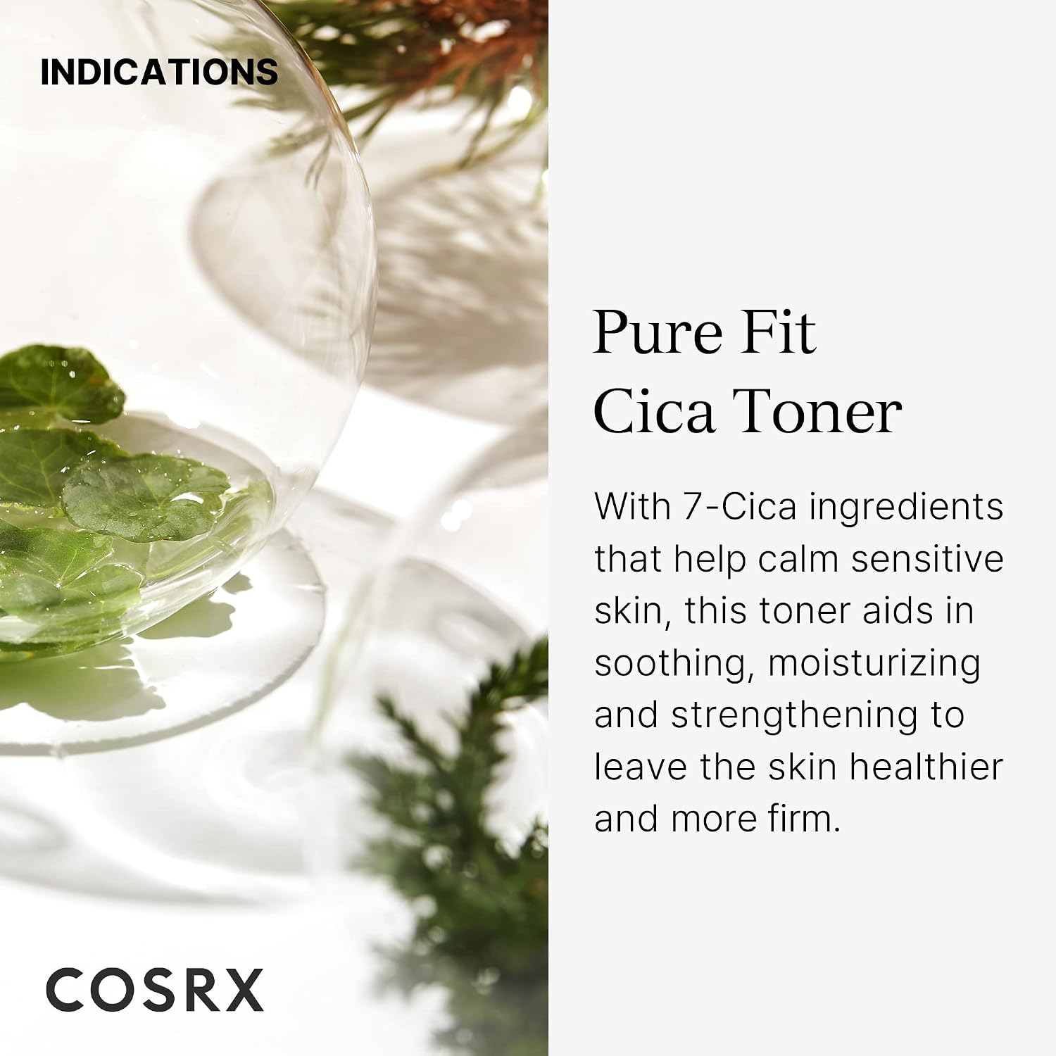 Cosrx Cica Toner 150Ml - Soothing Hydrating Toner Sensitive Skin Redness Relief Barrier Repair COSRX