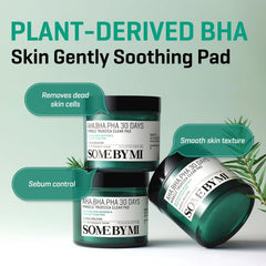 Some By Mi AHA.BHA.PHA 30Days Miracle Truecica clear pad - 125ML SOME BY MI