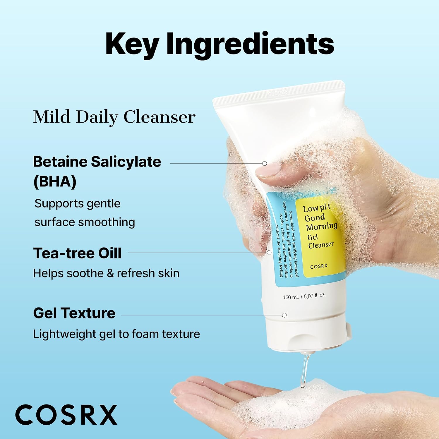 Cosrx Low pH Good Morning Gel Cleanser - 150ml COSRX