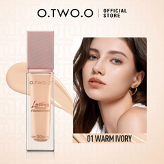 O.TWO.O New High Quality Oil Control Matte Finish Liquid Foundation - 30ml Warm Ivory O.TWO.O