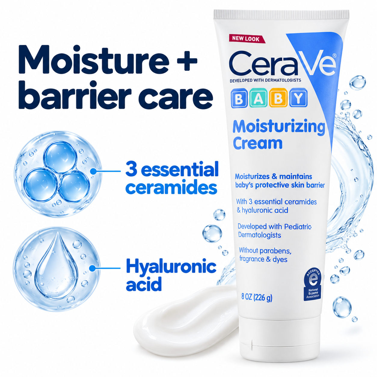 CeraVe Baby Moisture Cream 8oz 226 g CeraVe