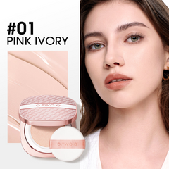O.TWO.O 2025 BB Cushion Liquid Foundation Medium Coverage Moisturizing Brightening Oil-Control Nude Beige O.TWO.O