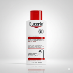 Eucerin Eczema Relief Cream Body Wash 400ml Glo Arabia