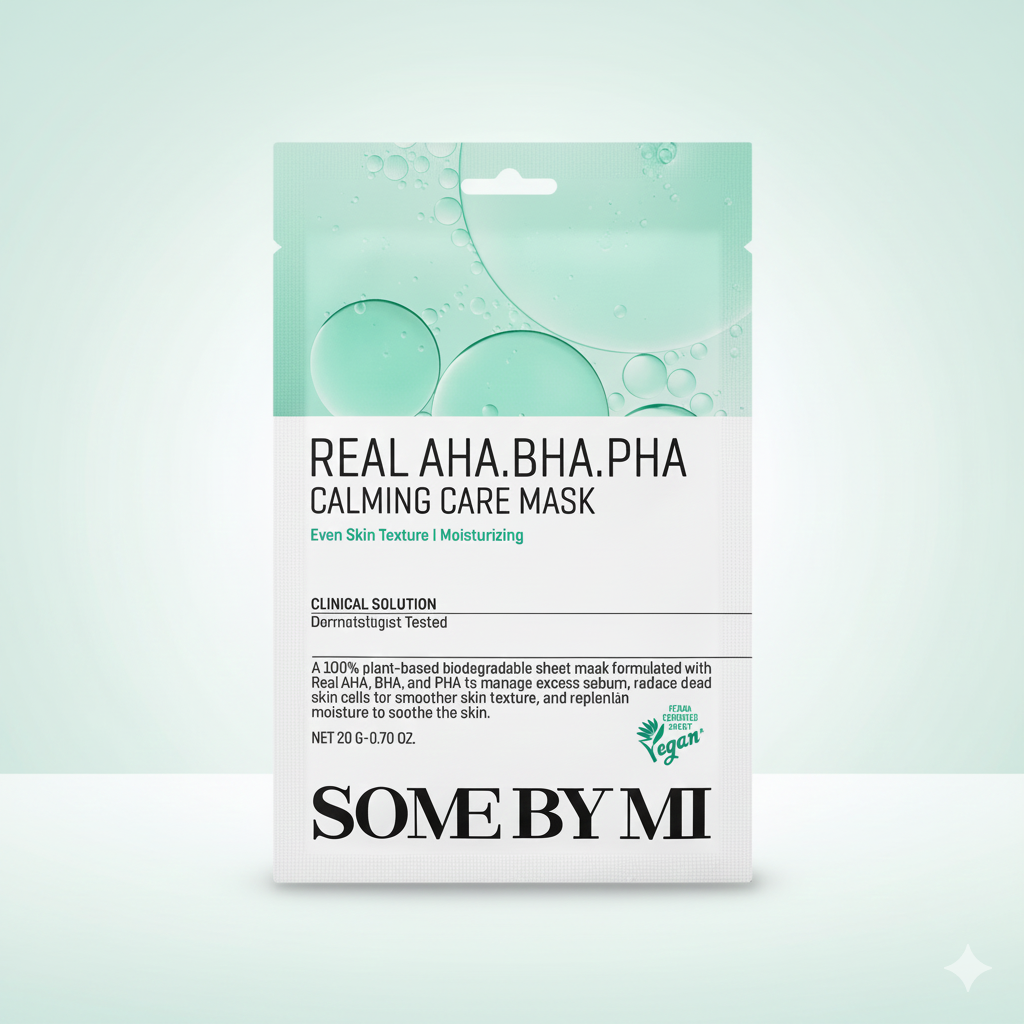 SOMEBYMI Real AHA BHA PHA Calming Care Mask – 1EA Glo Arabia