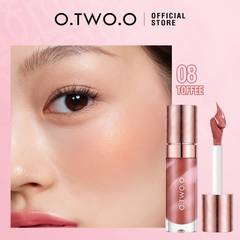 O.TWO.O 2025 New Arrival Liquid Blush in Pink Nude Brown Face Makeup Option #8 Glo Arabia
