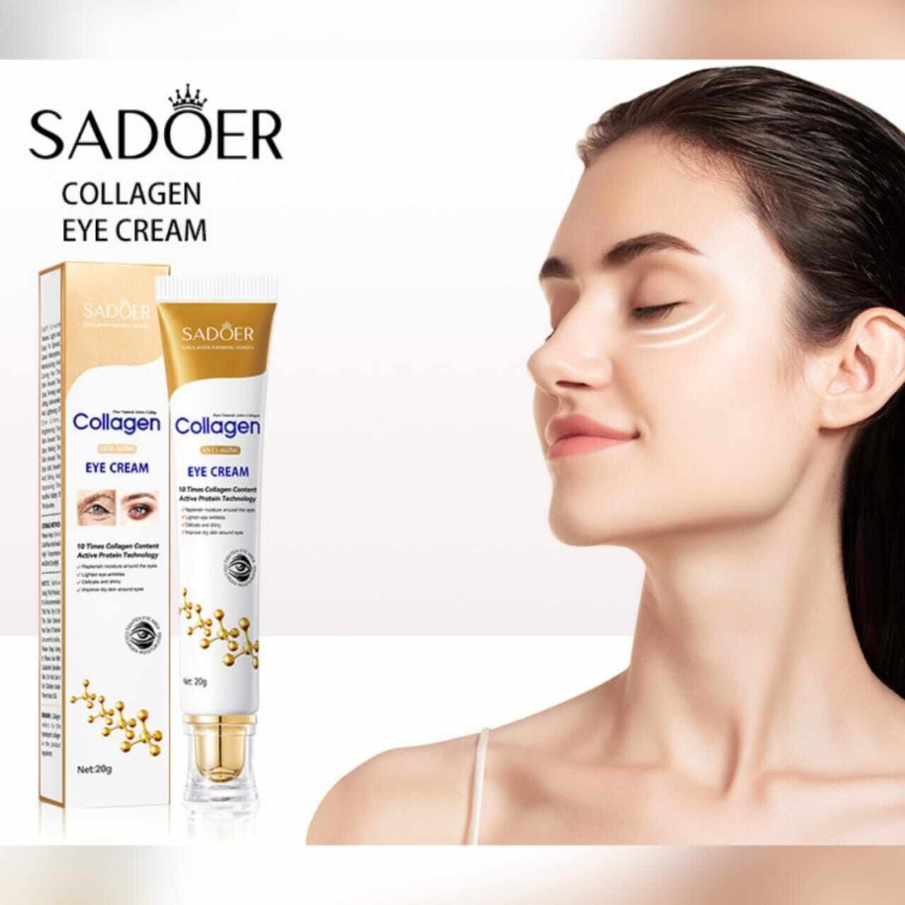Sadoer Collagen Anti Aging Eye Cream - 20g Sadoer