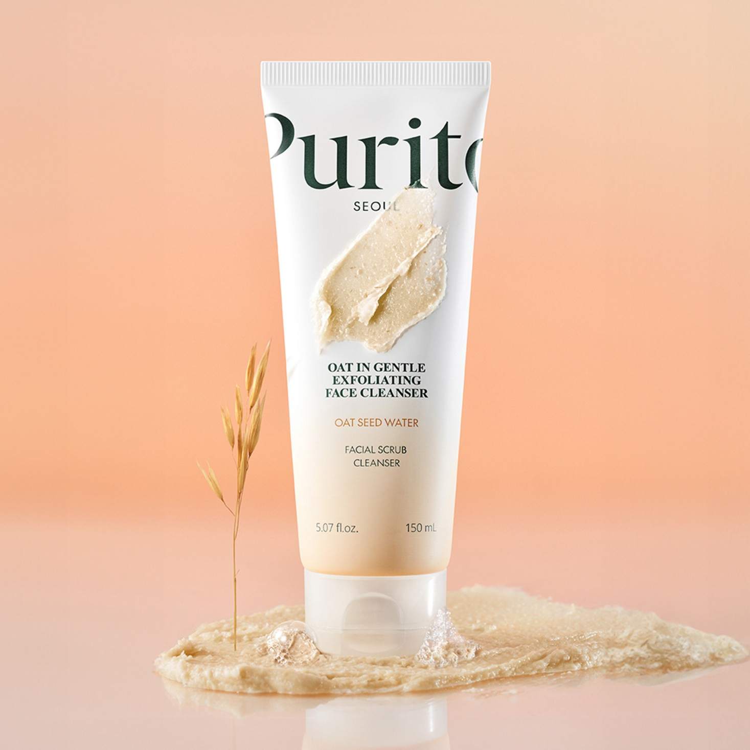 PURITO Seoul Oat In Gentle Exfoliating Face Cleanser 150ml Purito