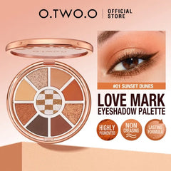 O.TWO.O Round Shape Eyeshadow Pallet O.TWO.O