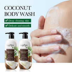 SADOER Coconut Body Wash Natural Plant Extracts - 400 ml Sadoer