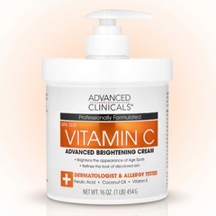 Advanced Clinicals Vitamin C Advanced Brightening Cream 454g