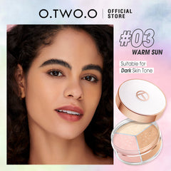 O.TWO.O Face Setting Powder 3 Color Fine Powder Oil Control Makeup Loose Powder - 9g #03 O.TWO.O