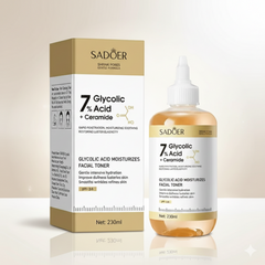Sadoer 7% Glycolic Acid + ceramide Facial Toner 230ml Sadoer