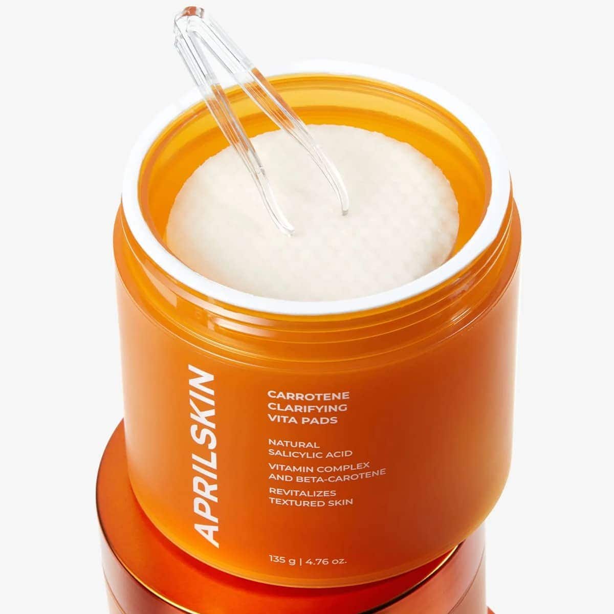 April Skin Carrotene Clarifying Vita Pads (60 pcs) April Skin