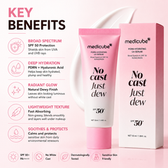 Medicube PDRN Hydrating UV Serum SPF50+ No Cast Just Dew 50ml