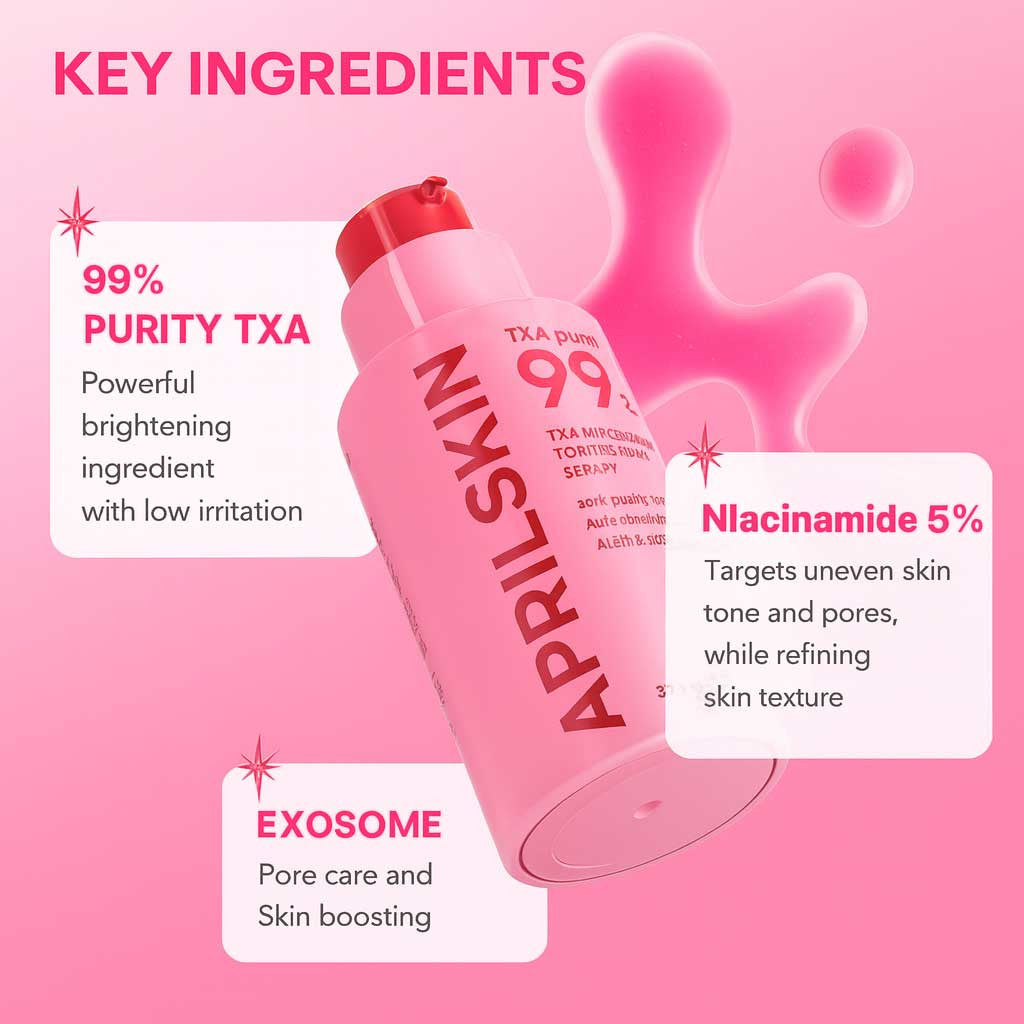 April Skin TXA Niacinamide Toning Shot 99 Serum 30 ml Niacinamide