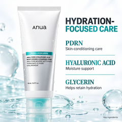 Anua PDRN Hyaluronic Acid Moisturizing Cleansing Foam - 150 ml Anua