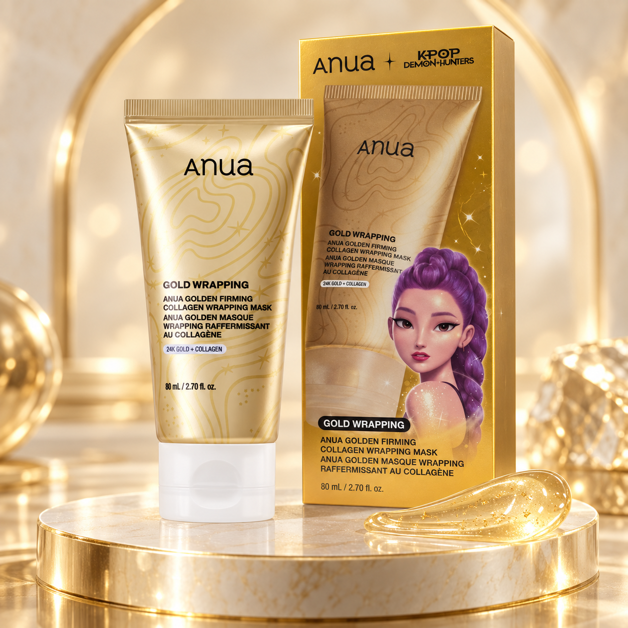 Anua Golden Firming Collagen Wrapping Mask 80ml Anua