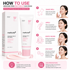 Medicube Pdrn Pink Tone Up Sun Cream 50 ml Medicube