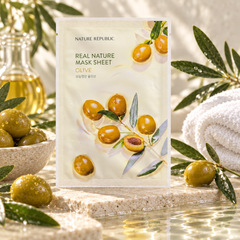 Nature Republic Real Nature Olive Mask Sheet 1 Piece Nature Republic